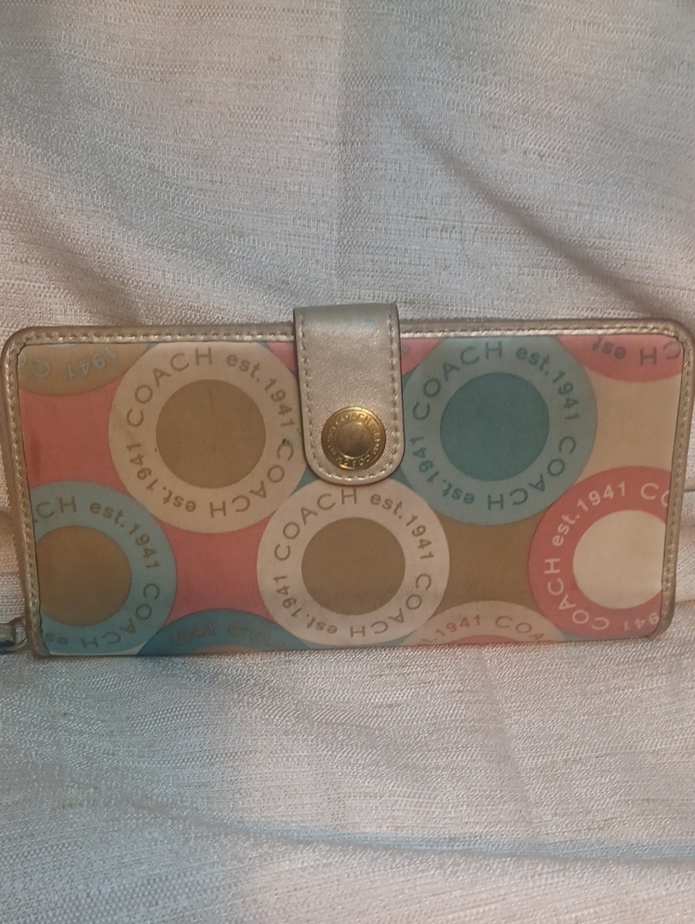 Vintage Coach Sateen Wallet